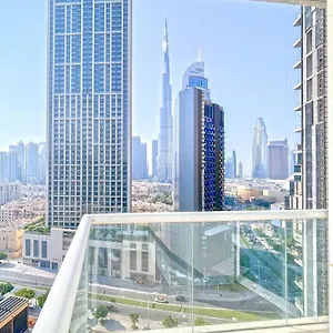 Bnbmehomes - 2br Apt With Burj Khalifa View -1406 Dubai