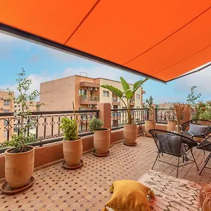  Appartement L'atlas - Authentique A Gueliz Maroc